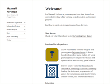 Tablet Screenshot of maxperlman.com